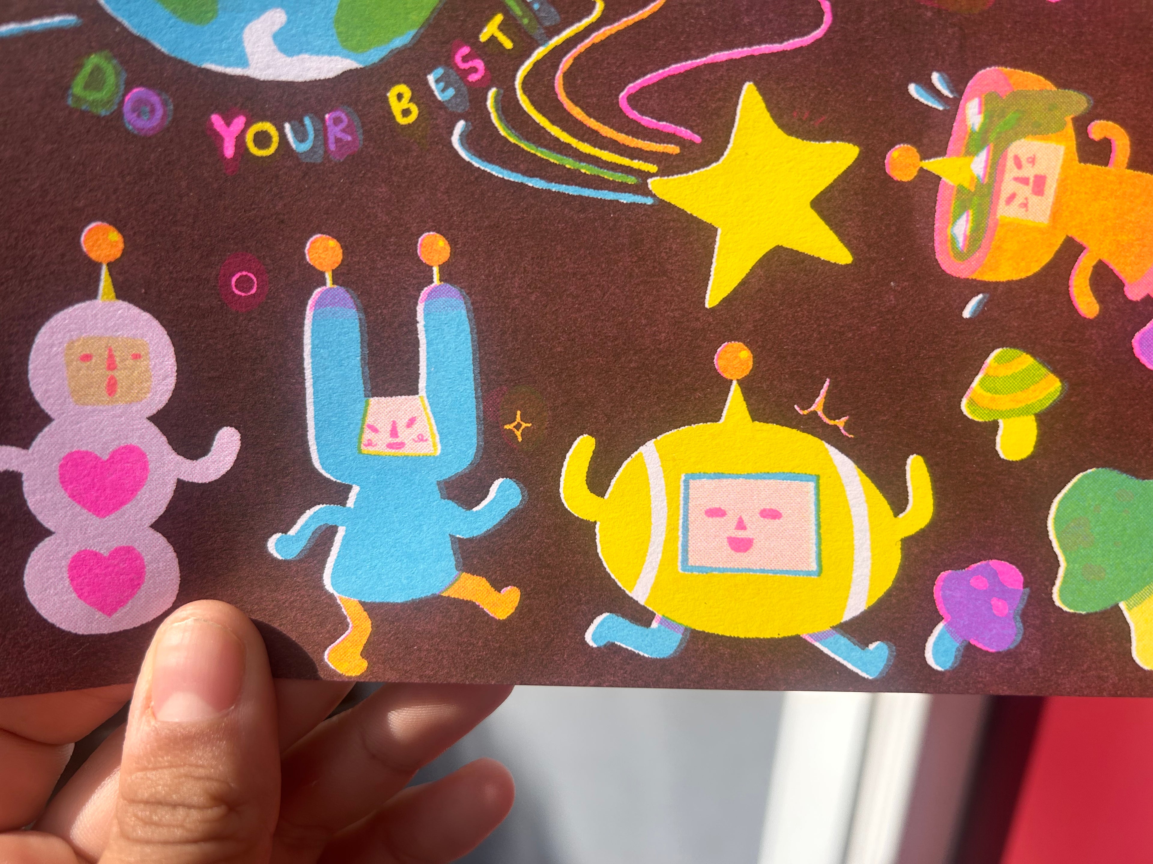 don’t worry do ur best - Katamari Damacy print