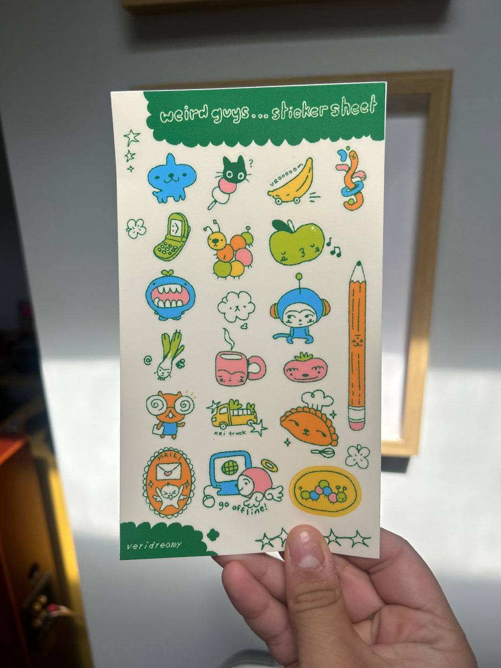Weird guys sticker sheet 🫵😳