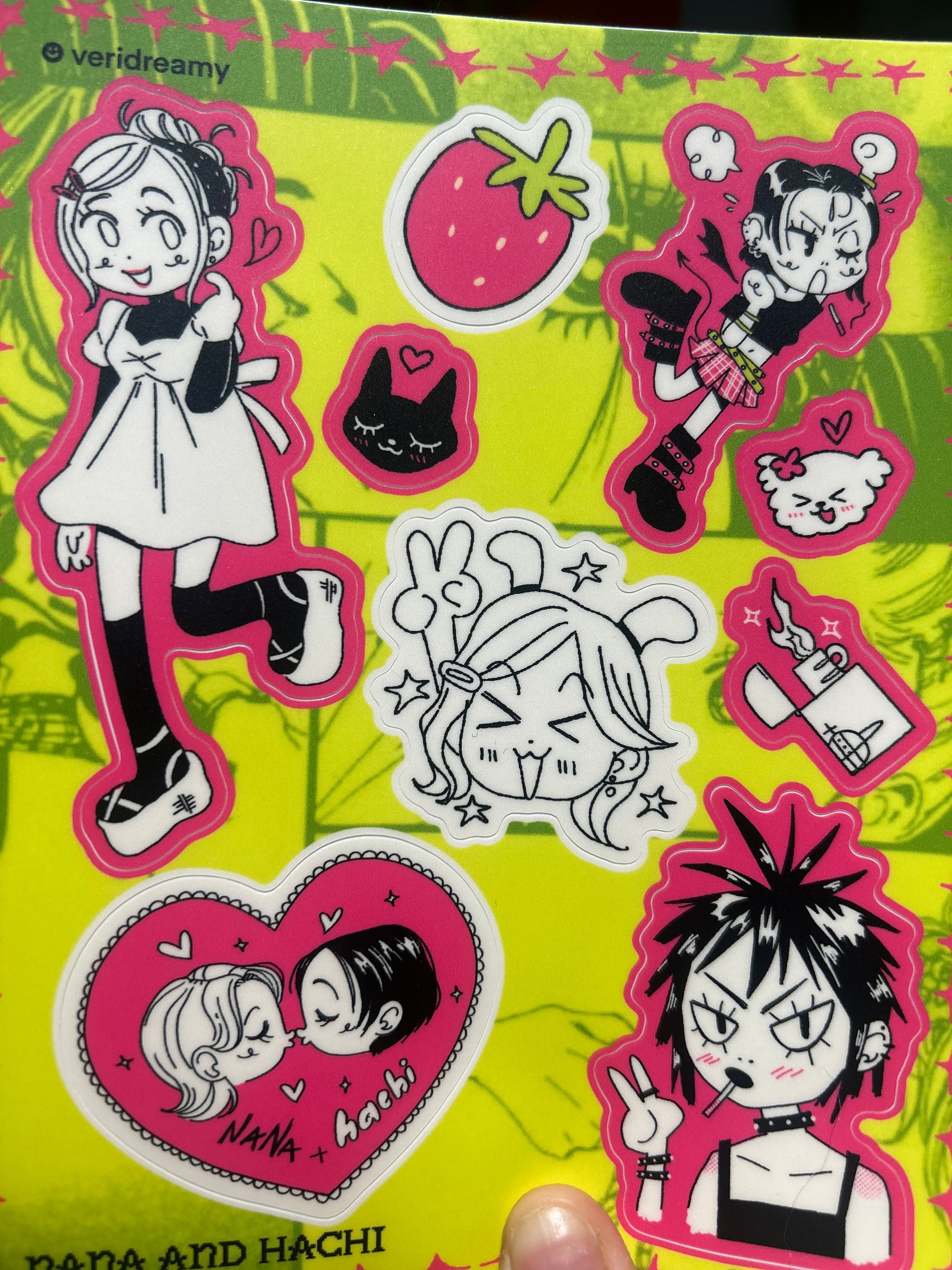 Nana 2.0 sticker sheets ⛓️🐶💕