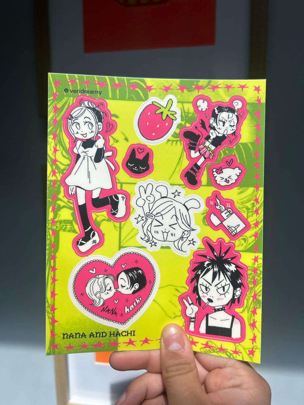 Nana 2.0 sticker sheets ⛓️🐶💕