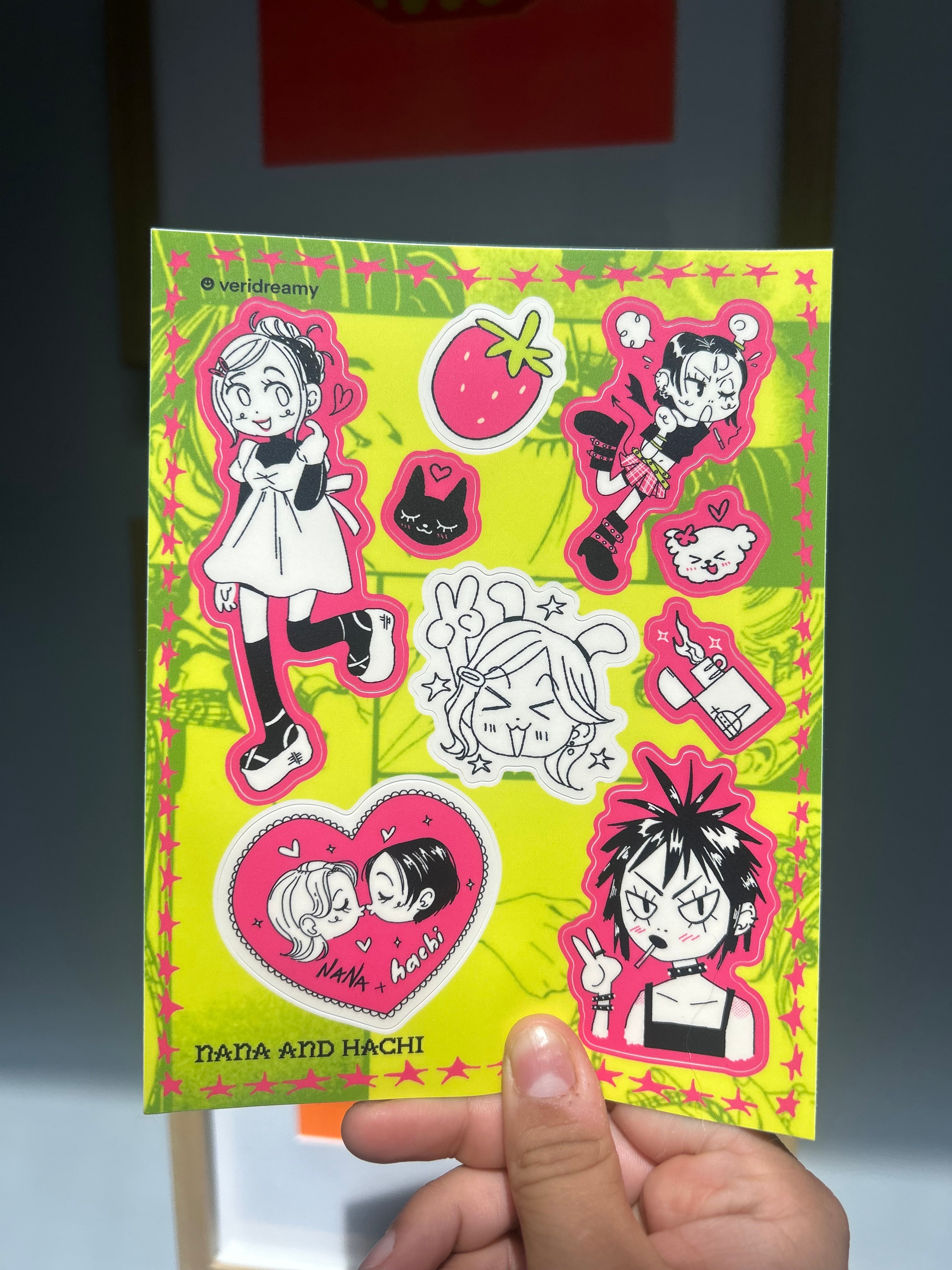 Nana 2.0 sticker sheets ⛓️🐶💕