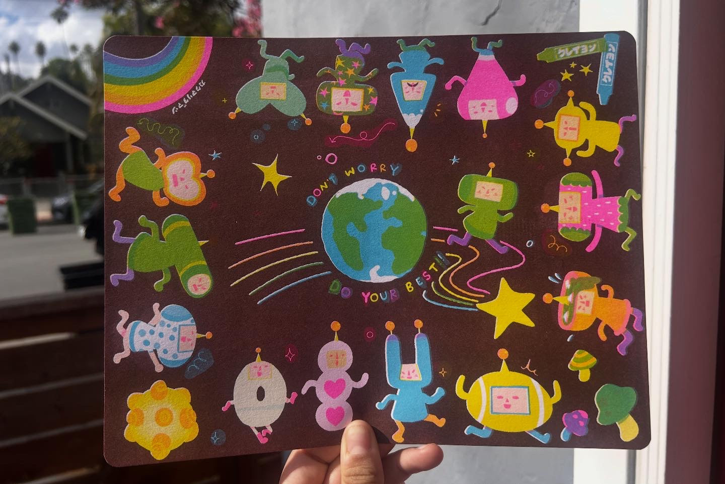 don’t worry do ur best - Katamari Damacy print