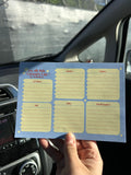 My silly little grocery list