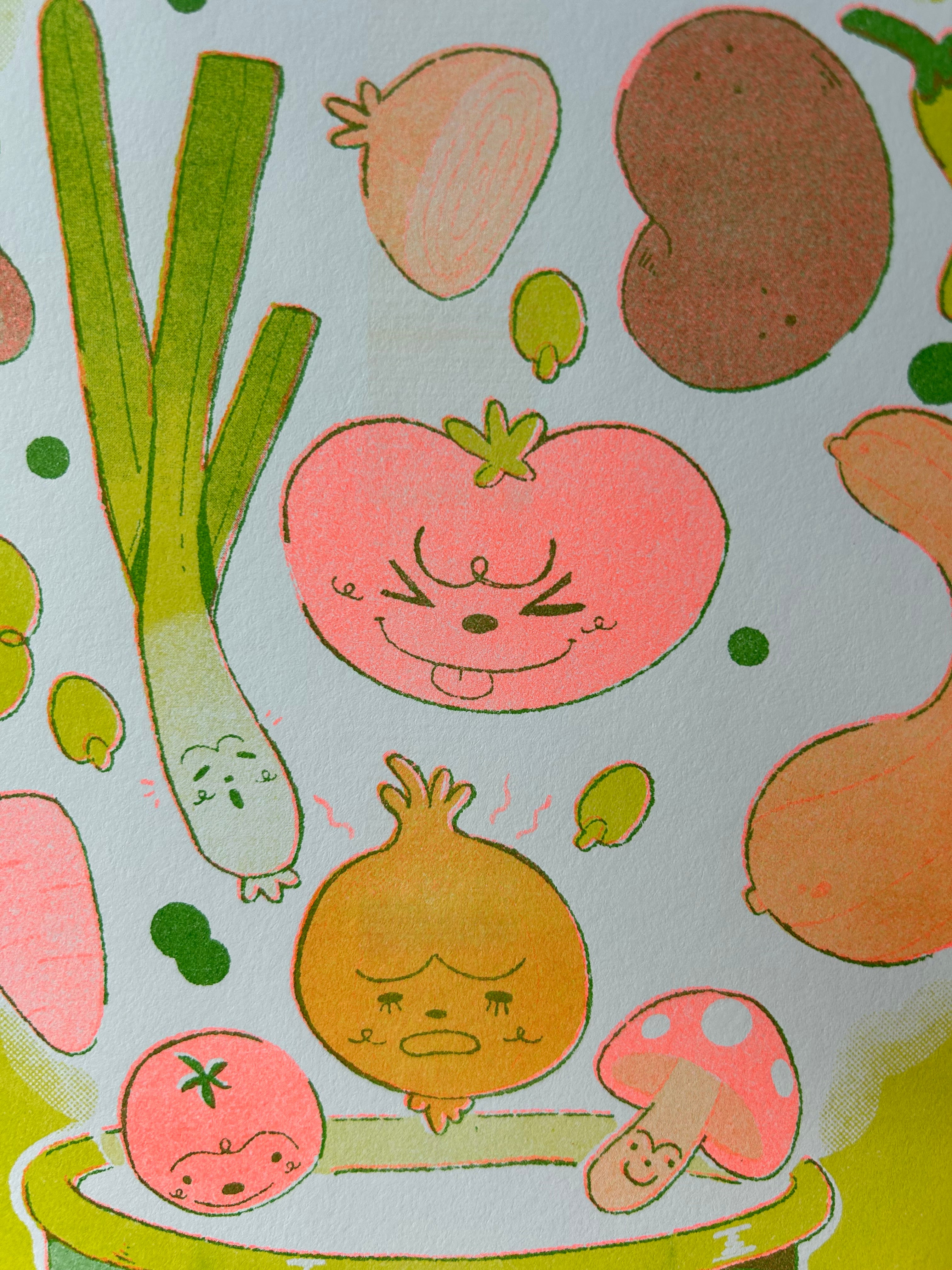 Good Soup Risograph Print