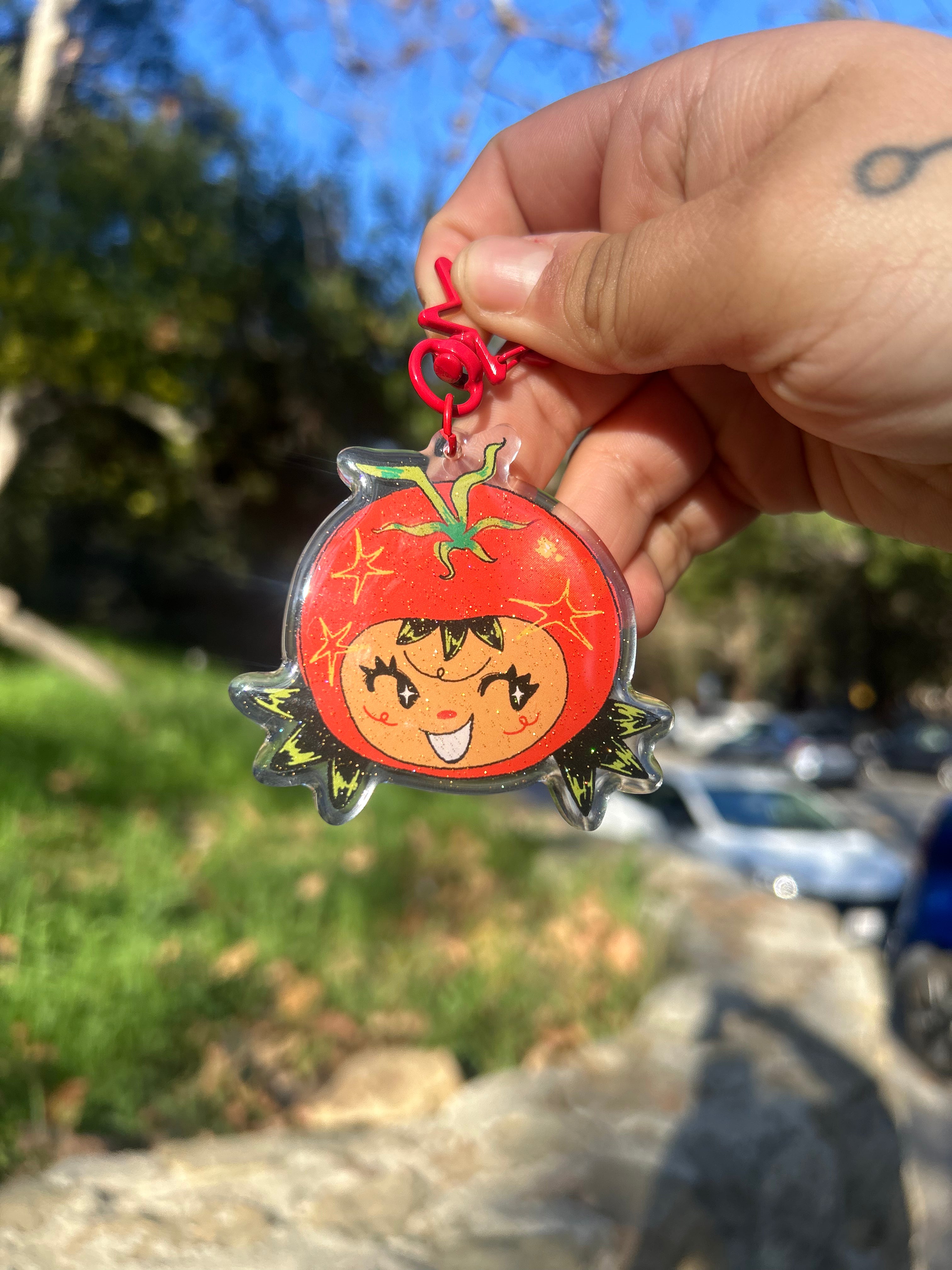 🍅Tomato Girl🍅 Acrylic Keychain