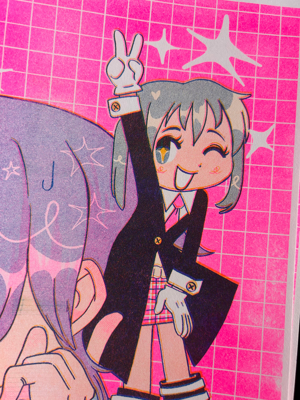 Soul Eater 🫧🫧 Risograph Print