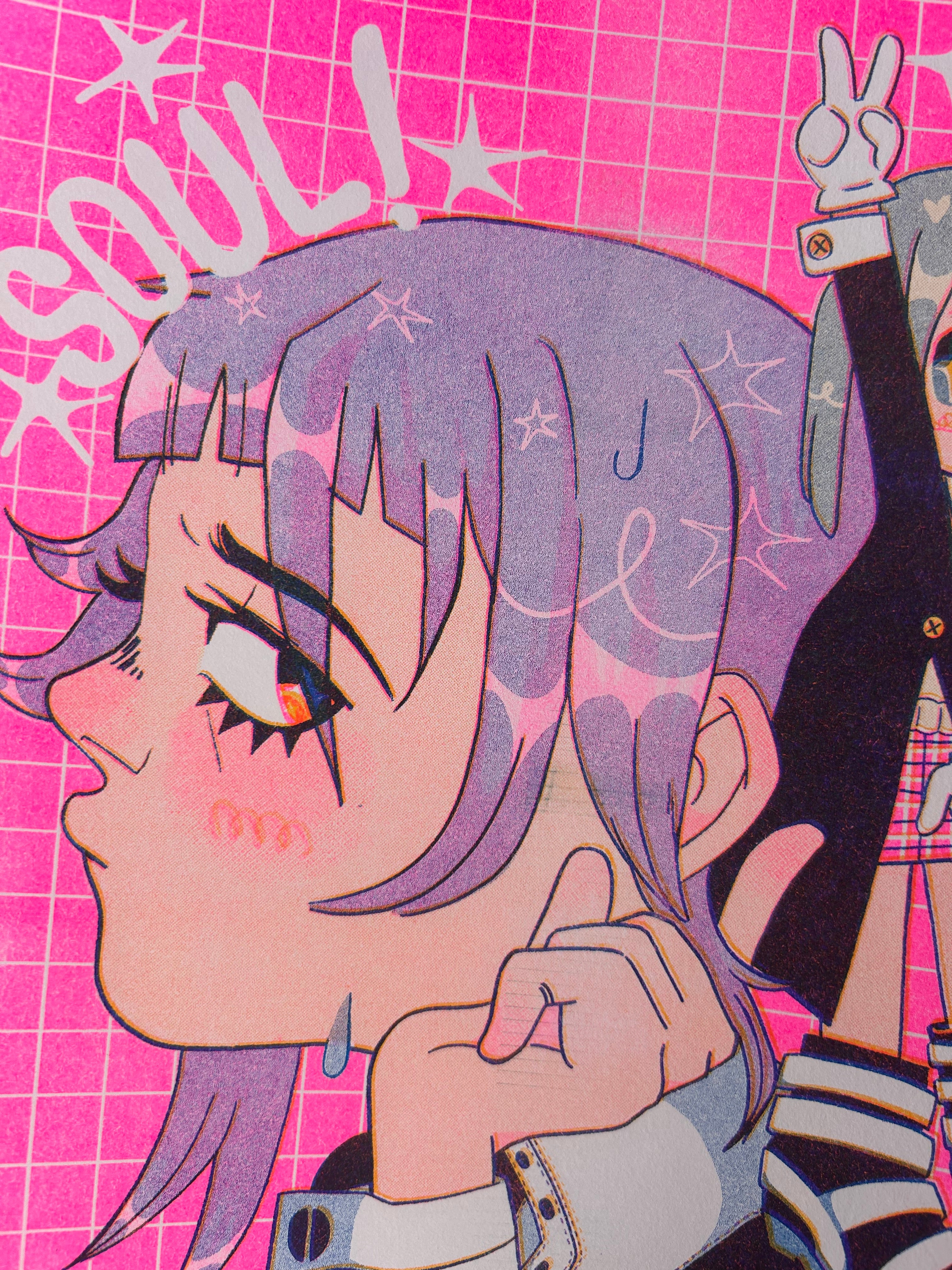 Soul Eater 🫧🫧 Risograph Print